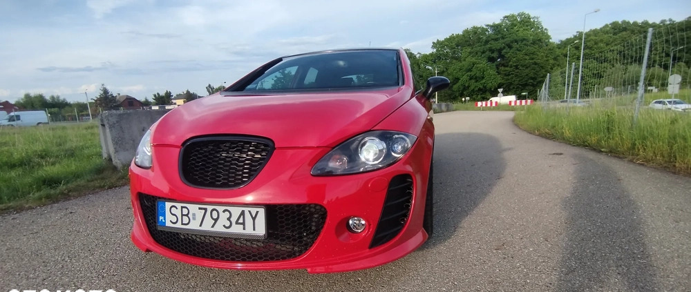 Seat Leon cena 29900 przebieg: 208044, rok produkcji 2008 z Biała małe 67